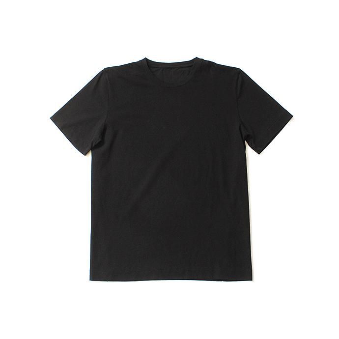 smoothday(スムースデイ) メンズ 40/1 テクノラマ天竺 クルーネックTシャツ SJ-T053-002 - ブラック 01