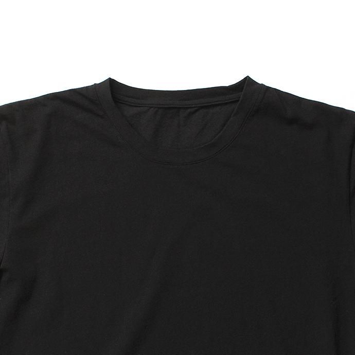 smoothday(スムースデイ) メンズ 40/1 テクノラマ天竺 クルーネックTシャツ SJ-T053-002 - ブラック 02