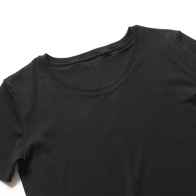smoothday(スムースデイ) メンズ 40/1 テクノラマ小野式フライス 後ろ接ぎTシャツ SJ-T058-004 - ブラック 02