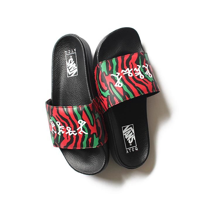 VANS ATCQ Slide-On スライドオン サンダル ア・トライブ・コールド・クエスト VN0A33TYQ4B<img class='new_mark_img2' src='//img.shop-pro.jp/img/new/icons47.gif' style='border:none;display:inline;margin:0px;padding:0px;width:auto;' /> 01