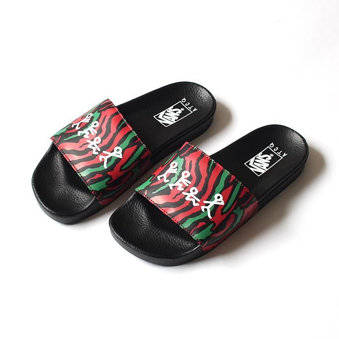 VANS ATCQ Slide-On スライドオン サンダル ア・トライブ・コールド・クエスト VN0A33TYQ4B<img class='new_mark_img2' src='//img.shop-pro.jp/img/new/icons47.gif' style='border:none;display:inline;margin:0px;padding:0px;width:auto;' /> 02