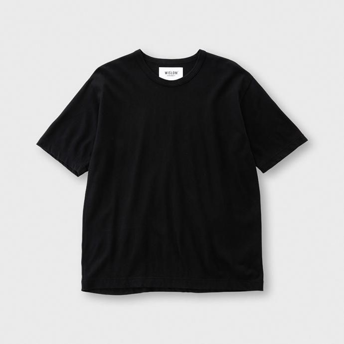 WISLOM LAURENT クルーネックTシャツ KREIS - ブラック 18-00503M 01