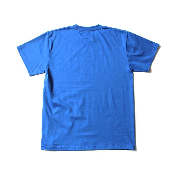 130433683 I.M.M.A.W. / BARBECUE BOYS Tシャツ - NY ブルー×オレンジ 02