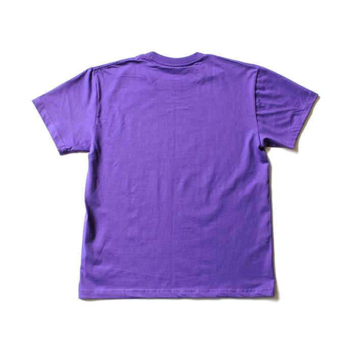 130433777 I.M.M.A.W. / BARBECUE BOYS Tシャツ - LA パープル×イエロー 02