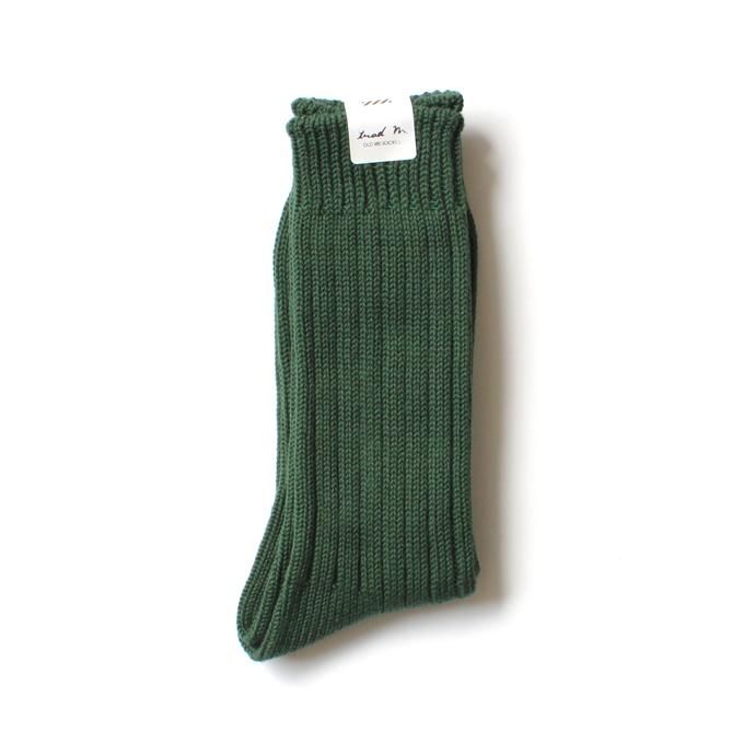 130441620 Trad Marks / Old Rib Socks リブソックス - British Green 02