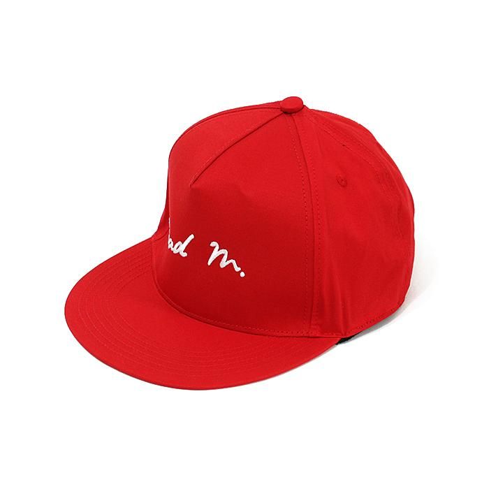 Trad Marks trad m. Signature Logo Cap - Red シグネチャーロゴキャップ レッド 02