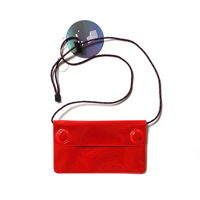 O- O-(オー)/ WATER PROOF WALLET リフレクター素材ポーチ O-S-12 Red 01