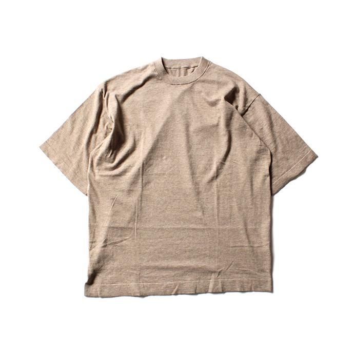 crepuscule knit tee S/S ニットTシャツ 1801-008 - Beige 01