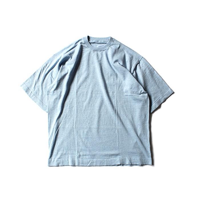 crepuscule knit tee S/S ニットTシャツ 1801-008 - Sax 01
