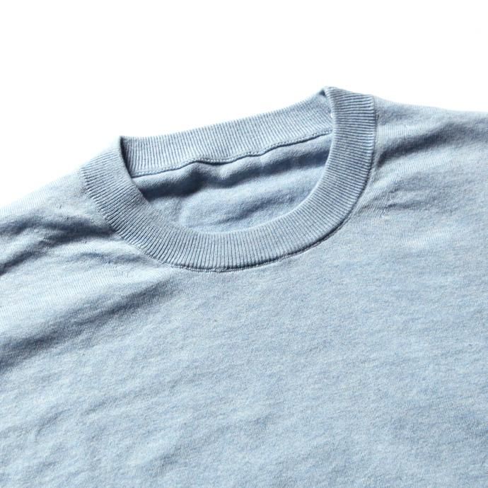 crepuscule knit tee S/S ニットTシャツ 1801-008 - Sax 02