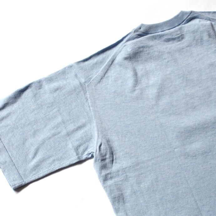 crepuscule knit tee S/S ニットTシャツ 1801-008 - Sax 02