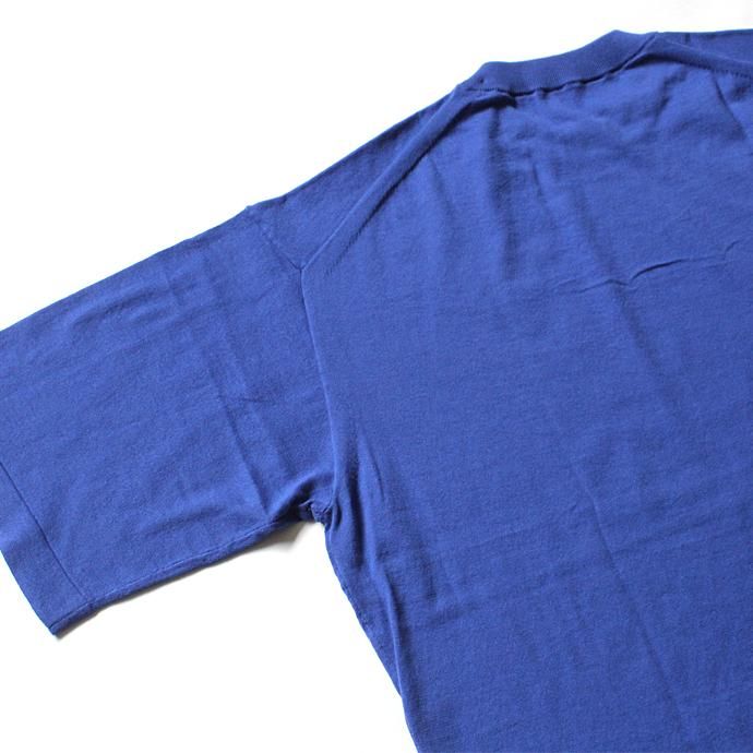crepuscule knit tee S/S ニットTシャツ 1801-008 - Blue 02