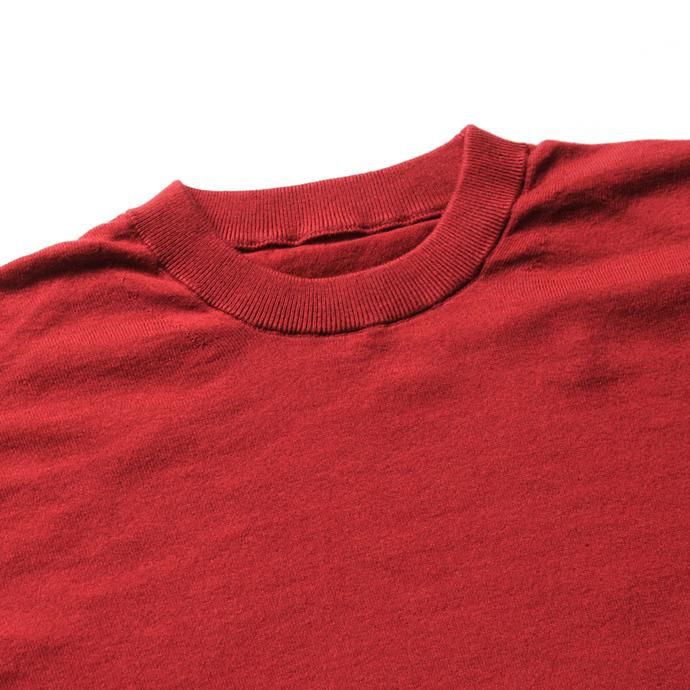 crepuscule knit tee S/S ニットTシャツ 1801-008 - Red 02