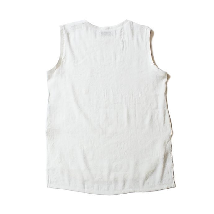 THEE LV-CS-03 linen long N/S tee - WHITE リネンノースリーブT ホワイト<img class='new_mark_img2' src='//img.shop-pro.jp/img/new/icons47.gif' style='border:none;display:inline;margin:0px;padding:0px;width:auto;' /> 02