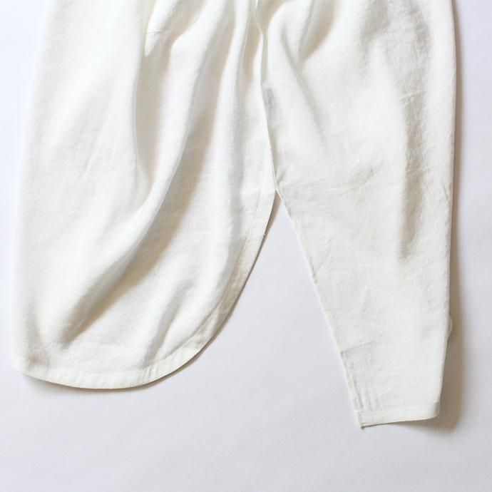 THEE LV-CS-03 linen long N/S tee - WHITE リネンノースリーブT ホワイト<img class='new_mark_img2' src='//img.shop-pro.jp/img/new/icons47.gif' style='border:none;display:inline;margin:0px;padding:0px;width:auto;' /> 02