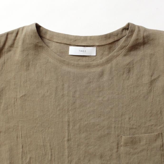 130664709 THEE(シー)/ LV-CS-03 linen long N/S tee - BEIGE リネンノースリーブT ベージュ<img class='new_mark_img2' src='//img.shop-pro.jp/img/new/icons47.gif' style='border:none;display:inline;margin:0px;padding:0px;width:auto;' /> 02