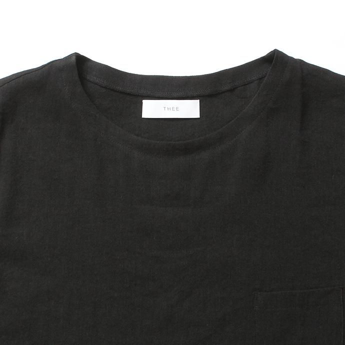 130664726 THEE(シー)/ LV-CS-03 linen long N/S tee - BLACK リネンノースリーブT ブラック<img class='new_mark_img2' src='//img.shop-pro.jp/img/new/icons47.gif' style='border:none;display:inline;margin:0px;padding:0px;width:auto;' /> 02