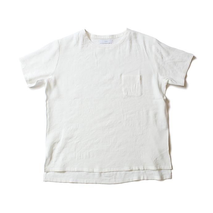 130664821 THEE(シー)/ LV-CS-01 linen tee - WHITE リネンTシャツ ホワイト 02