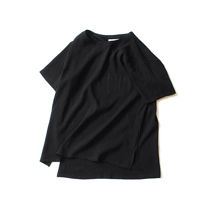 130664938 THEE(シー)/ LV-CS-01 linen tee - BLACK リネンTシャツ ブラック<img class='new_mark_img2' src='//img.shop-pro.jp/img/new/icons47.gif' style='border:none;display:inline;margin:0px;padding:0px;width:auto;' /> 01