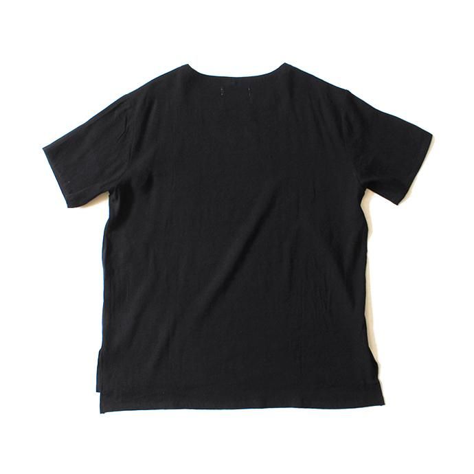 130664938 THEE(シー)/ LV-CS-01 linen tee - BLACK リネンTシャツ ブラック<img class='new_mark_img2' src='//img.shop-pro.jp/img/new/icons47.gif' style='border:none;display:inline;margin:0px;padding:0px;width:auto;' /> 02