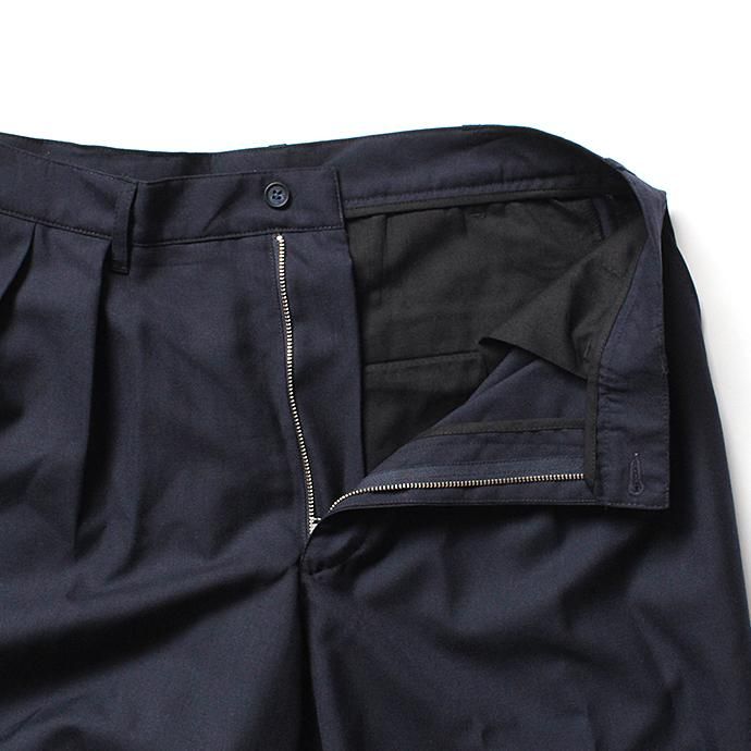 131248103 CEASTERS / 2P Summer Wool Easy Shorts 2タックサマーウールショーツ - Navy 02