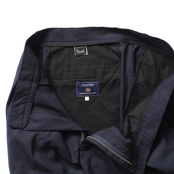 131248103 CEASTERS / 2P Summer Wool Easy Shorts 2タックサマーウールショーツ - Navy 02