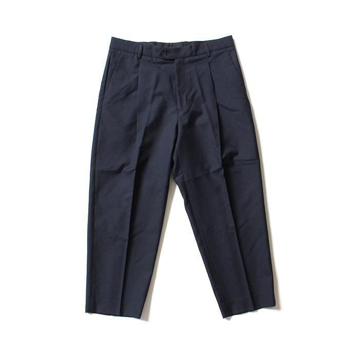 CEASTERS 1P Summer Wool Easy Trousers 1タックサマーウールパンツ - Navy 02