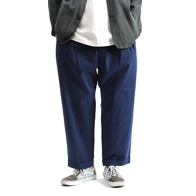 CEASTERS Mod. Twill 2 Pleats Trousers 2タックツイルパンツ - Navy<img class='new_mark_img2' src='//img.shop-pro.jp/img/new/icons47.gif' style='border:none;display:inline;margin:0px;padding:0px;width:auto;' /> 01