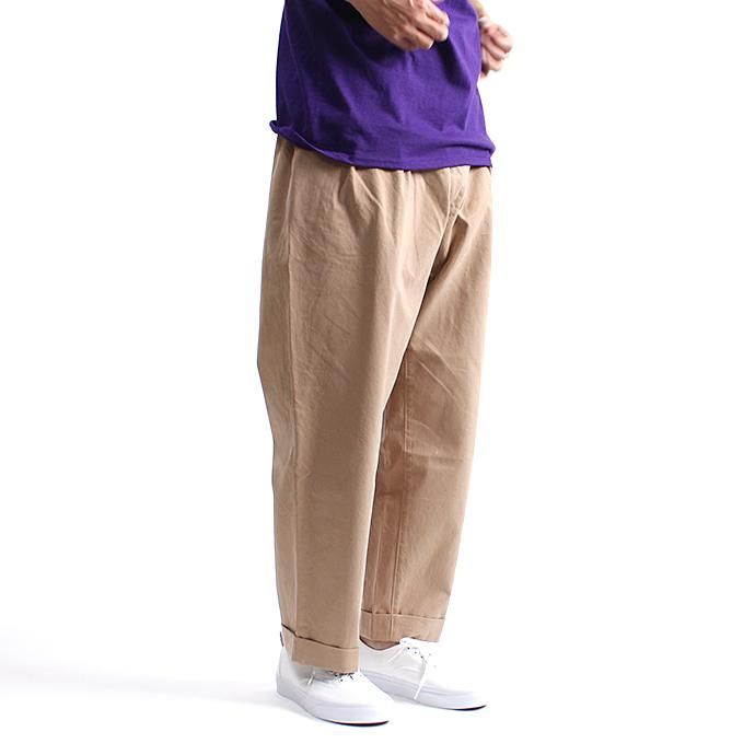 131248434 CEASTERS / Mod. Twill 2 Pleats Trousers 2タックツイルパンツ - Beige 02