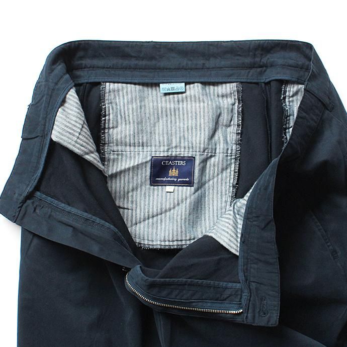 131248519 CEASTERS / Mod. Twill 2 Pleats Trousers 2タックツイルパンツ - D.Navy 02