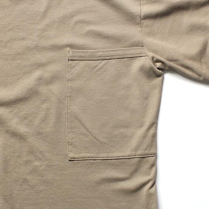 131556134 STILL BY HAND / 鹿の子 ビッグポケットTシャツ CS0482 - Beige<img class='new_mark_img2' src='//img.shop-pro.jp/img/new/icons47.gif' style='border:none;display:inline;margin:0px;padding:0px;width:auto;' /> 02