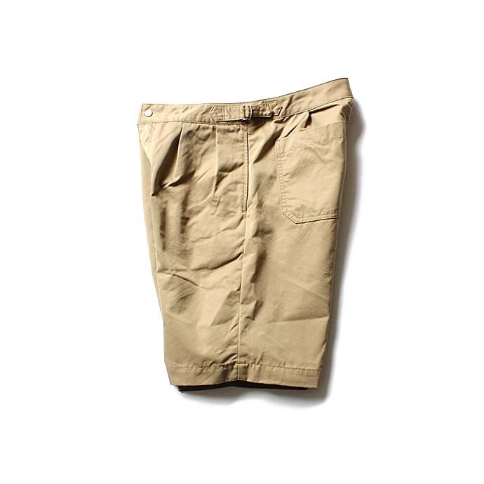 STILL BY HAND PT0382 ギャバジン素材 グルカショーツ - Beige 02