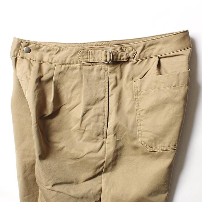 STILL BY HAND PT0382 ギャバジン素材 グルカショーツ - Beige 02