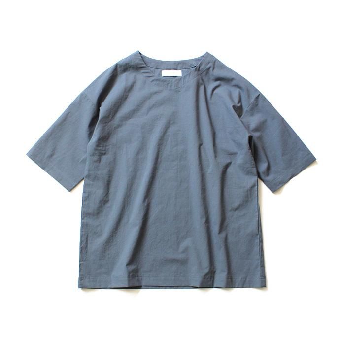 THEE Oversize Tee RN-CS-01 シャツ素材オーバーサイズTシャツ - Blue Grey<img class='new_mark_img2' src='//img.shop-pro.jp/img/new/icons47.gif' style='border:none;display:inline;margin:0px;padding:0px;width:auto;' /> 01