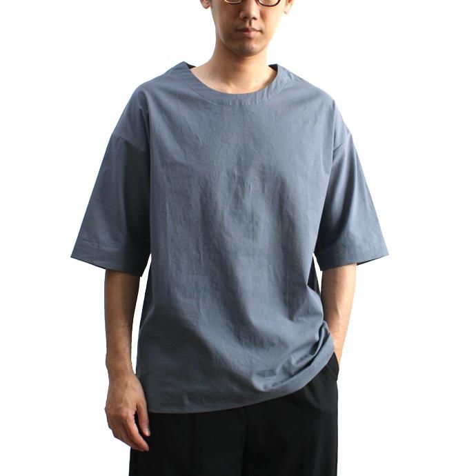 THEE Oversize Tee RN-CS-01 シャツ素材オーバーサイズTシャツ - Blue Grey<img class='new_mark_img2' src='//img.shop-pro.jp/img/new/icons47.gif' style='border:none;display:inline;margin:0px;padding:0px;width:auto;' /> 02