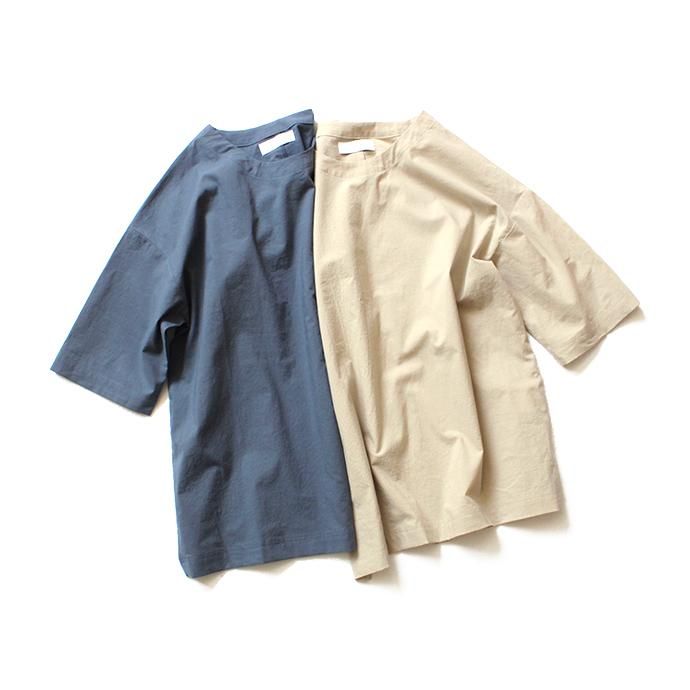 THEE Oversize Tee RN-CS-01 シャツ素材オーバーサイズTシャツ - Blue Grey<img class='new_mark_img2' src='//img.shop-pro.jp/img/new/icons47.gif' style='border:none;display:inline;margin:0px;padding:0px;width:auto;' /> 02