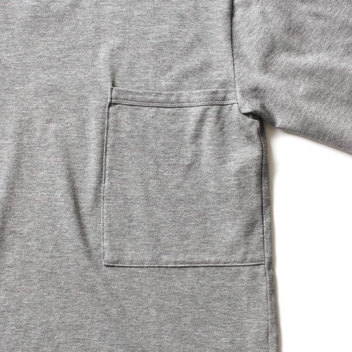 STILL BY HAND 鹿の子 ビッグポケットTシャツ CS0482 - Grey<img class='new_mark_img2' src='//img.shop-pro.jp/img/new/icons47.gif' style='border:none;display:inline;margin:0px;padding:0px;width:auto;' /> 02