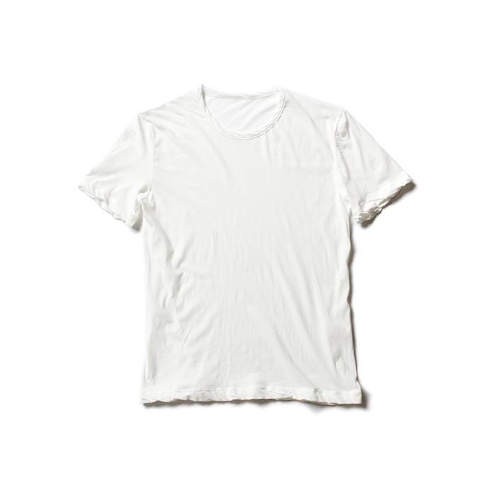 132047570 smoothday / メンズ コズモラマ ハイゲージ天竺 クルーネックTシャツ SJ-T050-001 White 01