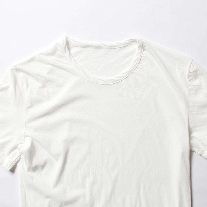 132047570 smoothday / メンズ コズモラマ ハイゲージ天竺 クルーネックTシャツ SJ-T050-001 White 02