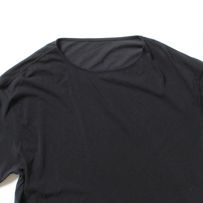 smoothday ユニセックス コズモラマ ハイゲージ天竺 オーバーサイズ 7分袖Tシャツ SJ-T001-001 Dark Navy 02