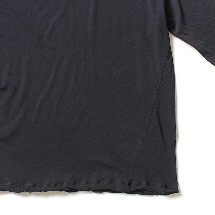 smoothday ユニセックス コズモラマ ハイゲージ天竺 オーバーサイズ 7分袖Tシャツ SJ-T001-001 Dark Navy 02