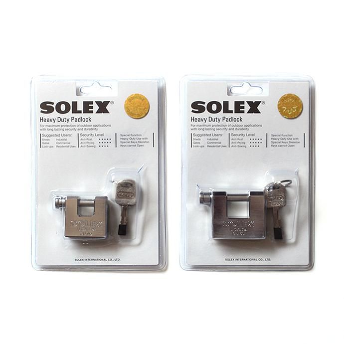 132961198 SOLEX / Heavy Duty Padlock CU40 ヘヴィデューティーパドロック 02
