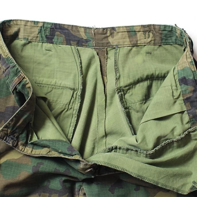 133099604 U.S. ARMY / USMC LC-1 カモフラージュ カーゴパンツ M リフォーム 02