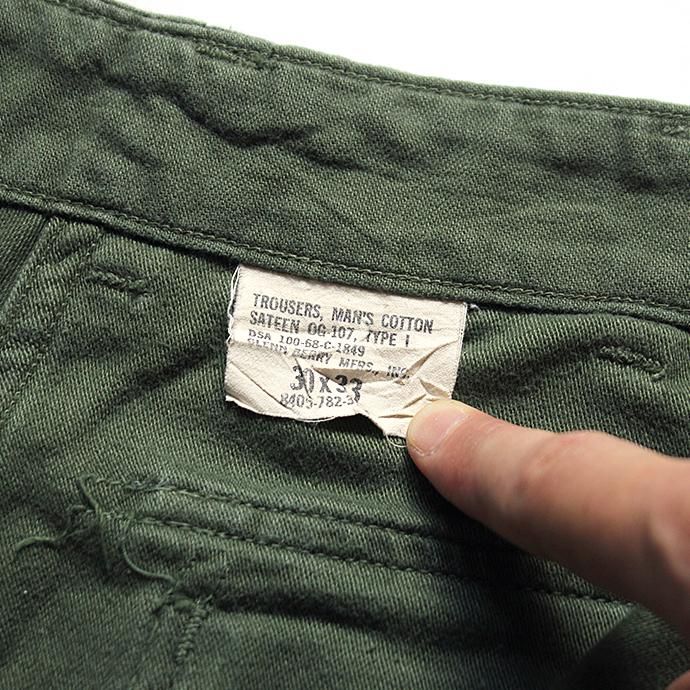 133100078 U.S. ARMY / 70s Utility Pants ユーティリティーパンツ 30x33 02