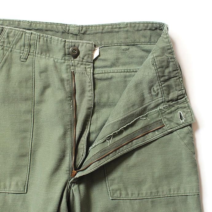 133101945 U.S. ARMY / 70s Utility Pants ユーティリティーパンツ ジップフロント 32x31 02
