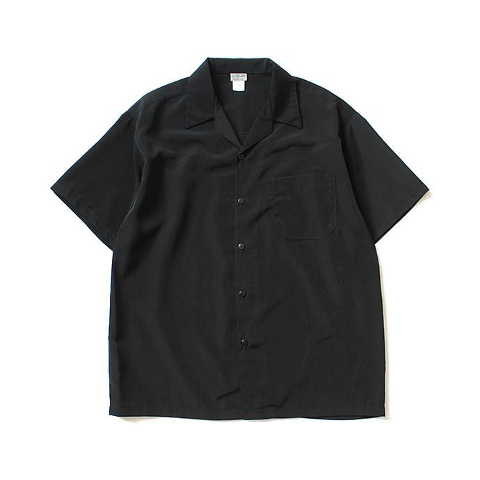 133599220 CalTop / 3003 オープンカラーシャツ - Black 01