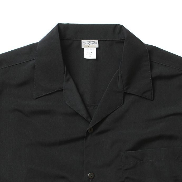 133599220 CalTop / 3003 オープンカラーシャツ - Black 02