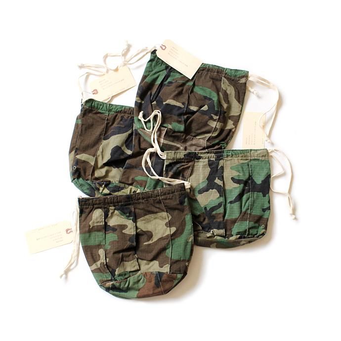 133900538 Hexico / Deformer Drawstring Bag Ex. U.S. ARMY Camouflage - リメイク巾着バッグ 02