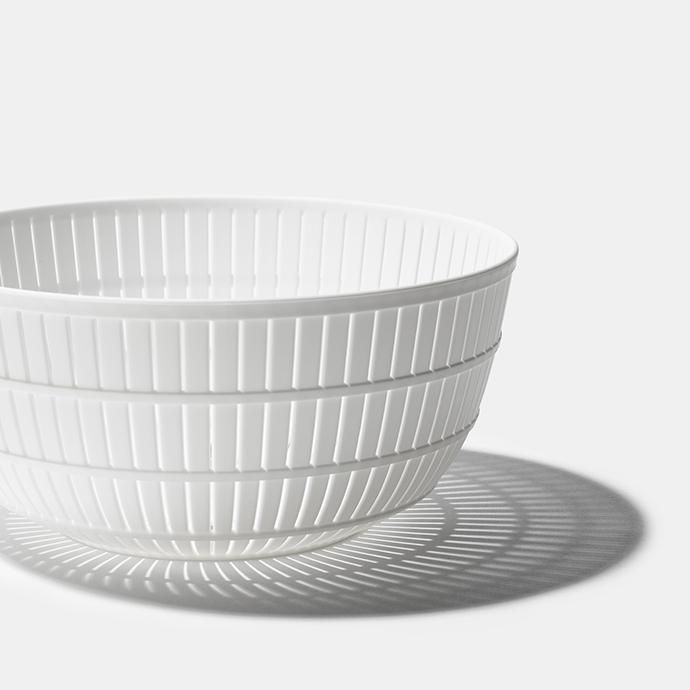 133931581 like-it / Colander & Bowl 米とぎにも使えるザルとボウル - ホワイト 02