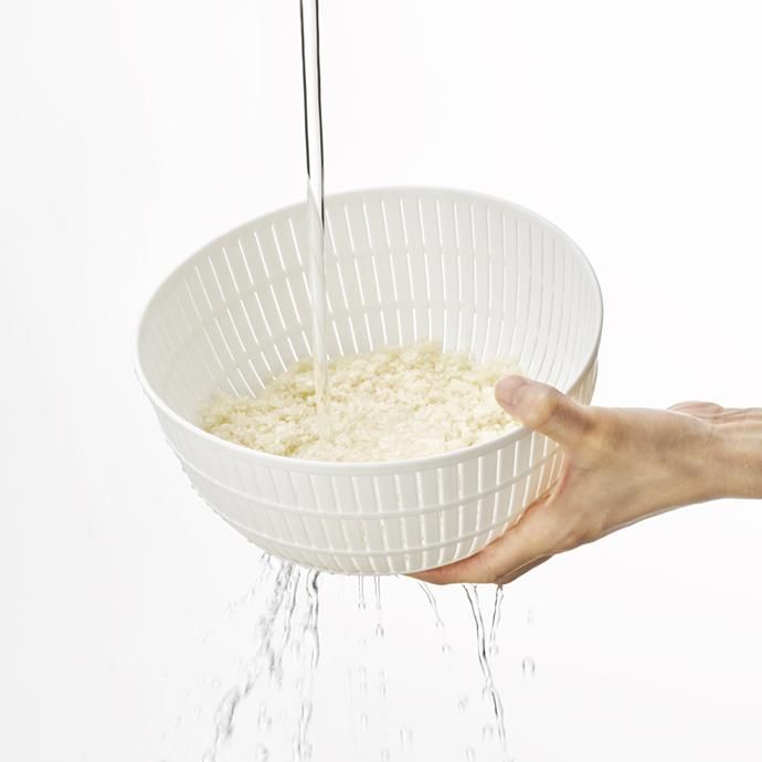 133931581 like-it / Colander & Bowl 米とぎにも使えるザルとボウル - ホワイト 02